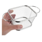 Mini cesta quadrada em inox | OIH-2731