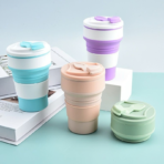Copo de silicone dobrável 350ml | HW-15103