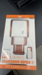 Carregador Rápido 2 USB 5.1A Com Cabo Type C