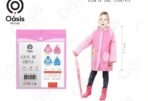 Capa de chuva infantil Reforçada menina e menino Com Desenho - Imagem 2
