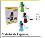 Cortador Fatiador Ralador Manual de Vegetais Frutas Legumes e Queijos - Imagem 2
