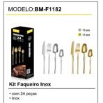 faqueiro inox 24pcs