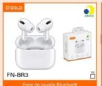 Fone De Ouvido Sem Fio Bluetooth V5.3 A'Gold FN-BR3