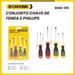 conjunto chave de fenda e philips - Imagem 3