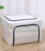 Caixa de armazenamento transparente sem instalação, caixa de armazenamento dobrável para guarda-roupa - Imagem 2