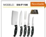 Jogo de Facas Inox 5 Peças BM-F1100 - B-Max - Bm-MIX - Imagem 2
