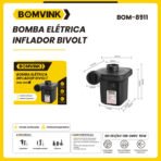 Bomba Pneumática para Casa Bivolt BOM-8911