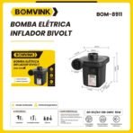 Bomba Pneumática para Casa Bivolt BOM-8911 - Imagem 2