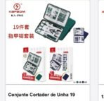 Kit Unha Para Manicure 19 Peças Profissional Material Inox