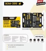 Kit de Ferramentas com 148 Peças BOM-3916 - Bomvink