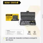 Kit Chave de fenda  e Catraca 46 Pecas | BOM-3905 - Imagem 3