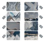 Tapetes Diversos Antiderrapante Banheiro Absorvente Geométrica - Imagem 3