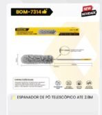 Espanador Telescópico Extensível Até 2.80 Metros Microfibra Teto Persianas Casa Escritório - Imagem 3