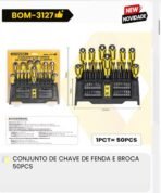 Conjunto de chaves de fenda e broca 50pcs | bom-3127 - Imagem 3