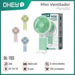 mini ventilador portátil | dl-703 - Imagem 3