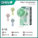 mini ventilador portátil | dl-703 - Imagem 2