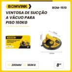 Ventosa a Vácuo | Até 160Kg | BOM-1510 - Imagem 3