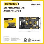Kit ferramentas básicas | 12 pcs | bom-3902 - Imagem 2