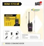 Rádio Comunicador 5W | Kit Completo 2000mAh - Imagem 6