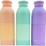 Garrafa com tampa - antiderrapante - 600ml