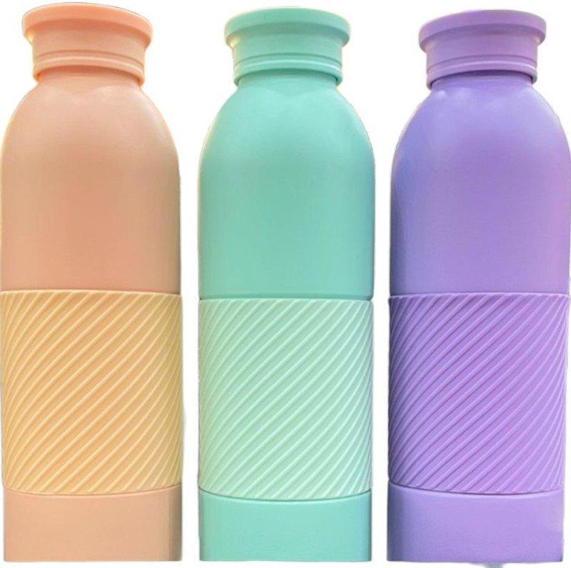 Garrafa com tampa - antiderrapante - 600ml