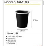 Lixeira inox 18L - Imagem 3