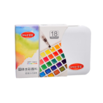 Tinta aquarela à base de água 18 cores | KA-7992