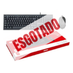 Kit teclado e mouse com fio - Tomate | MKT-01713