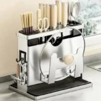 Suporte para utensílios de cozinha suporte para tábua e talheres | OI-0583
