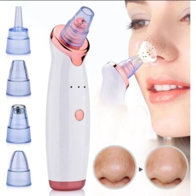🌀 Sucção a vácuo para remover cravos, espinhas superficiais e excesso de oleosidade 🔁 Múltiplos níveis de sucção (ajustável conforme o tipo de pele) 🔧 Várias ponteiras intercambiáveis, indicadas para: Cravos grandes Cravos pequenos/sensíveis Limpeza geral dos poros Esfoliação suave 💡 Design ergonômico, fácil de segurar e usar no rosto